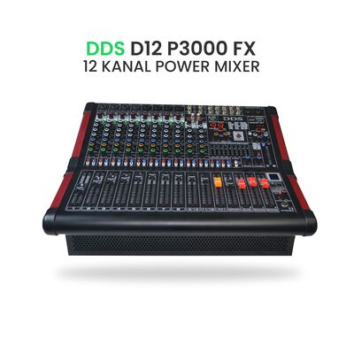 DDS D12 P3000FX 3000 Watt 12 Kanal Power Mikser