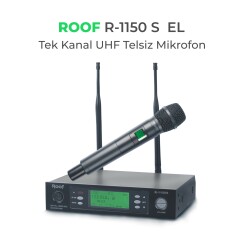 Roof - Roof R-1150S EL Tek Kanal UHF Telsiz Mikrofon