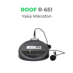 Roof - Roof R-651 Kürsü Yaka Mikrofonu